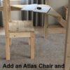 desk and chair NATURAL