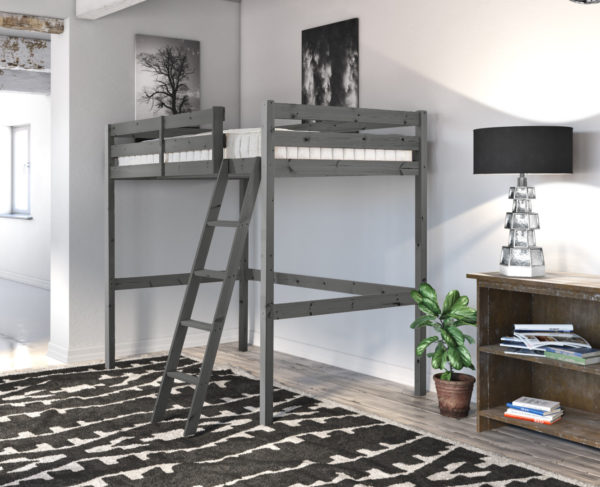 CELESTE GREY stained bed