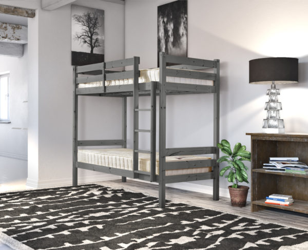 Everest GREY pine bunkbed