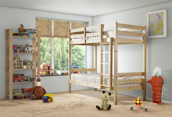 Everest Heavy Duty Pine Bunk Bed