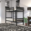 Everest solid pine bunk bed BLACK