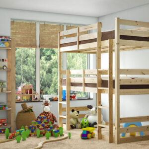 Fusion Heavy Duty Storage Pine Bunk Bed