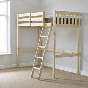 Goodwood Heavy Duty High Sleeper Pine Bunk Bed