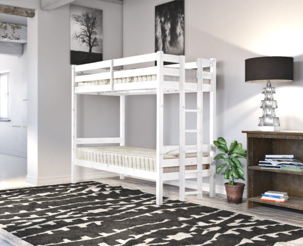 Moon WHITE pine bunk bed