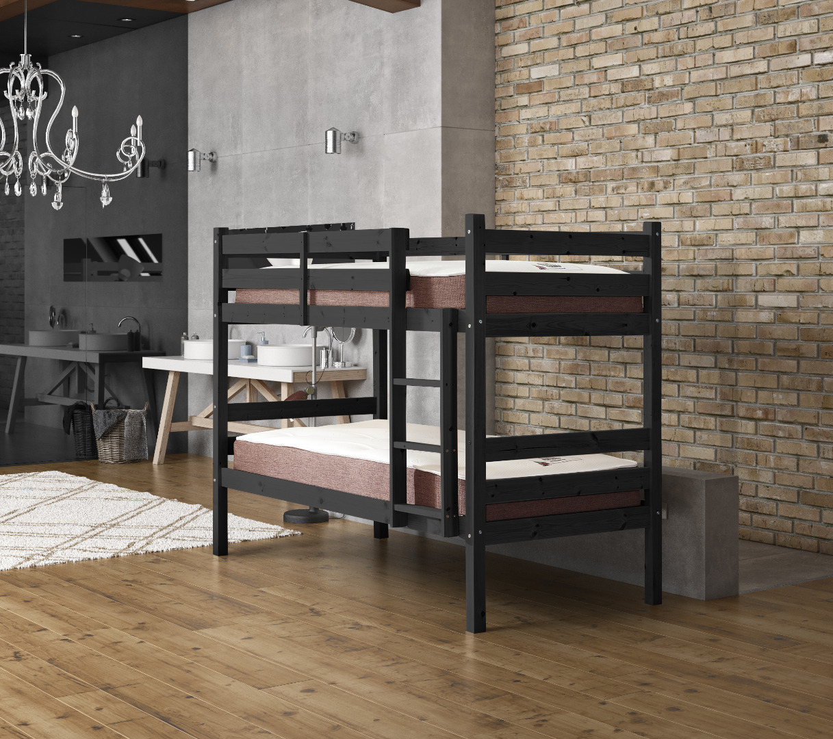 Heavy duty metal bunk beds for adults discount