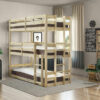 Pandora Heavy Duty Triple Sleeper Pine Bunk Bed