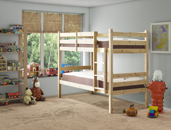 Plato Heavy Duty Pine Bunk Bed