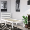 Somerset WHITE single pine bed frame