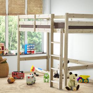 Tango Heavy Duty Mid Sleeper Pine Bunk Bed