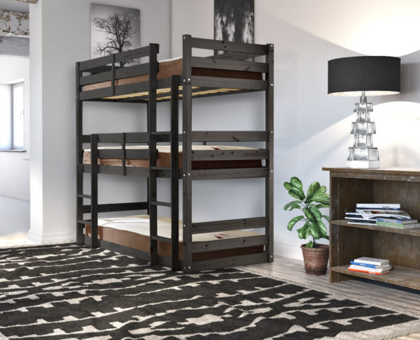 Triad BLACK pine bunkbed