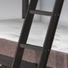 Avalon Heavy Duty Slanted Pine Cabin Bed Ladder in black