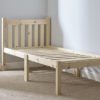 amelia single pine bed frame