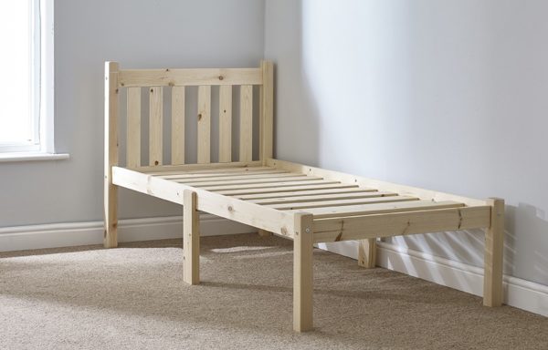 amelia single pine bed frame