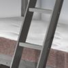 Avalon Heavy Duty Slanted Pine Cabin Bed Ladder in grey