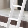 Avalon Heavy Duty Slanted Pine Cabin Bed Ladder in white