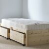 avon single storage bed with mattress