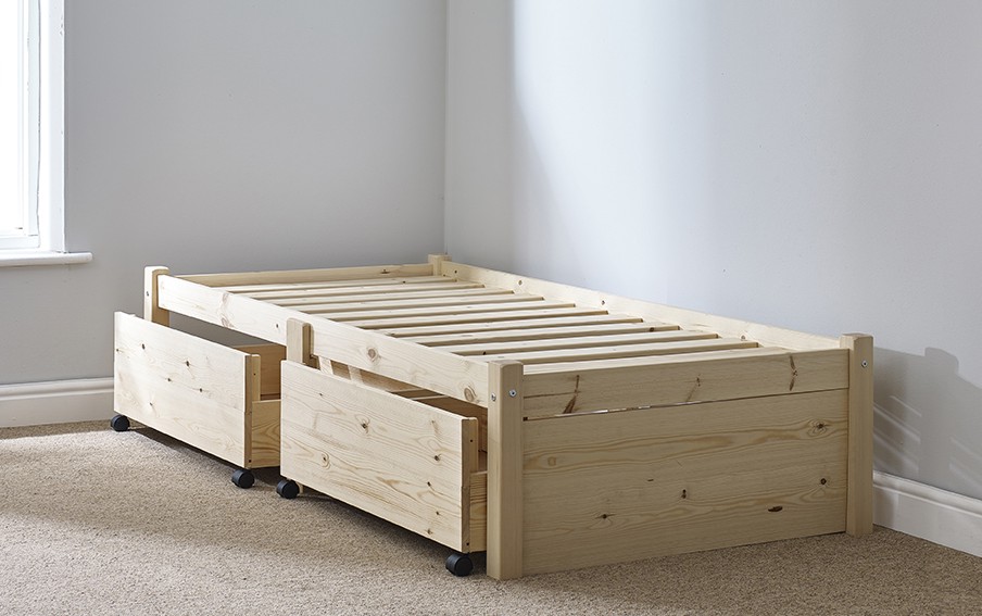 Avon Heavy Duty Pine Storage Bed Frame