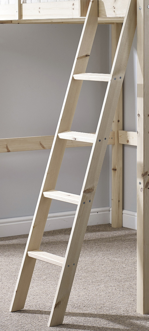 Celeste Solid Pine Slanted Bunk Bed Ladder