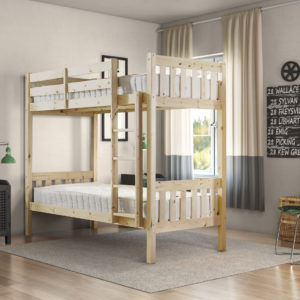 Cypress Heavy Duty Pine Bunk Bed - natural