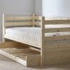 Ripvan Heavy Duty Pine Day Bed Frame with Guest Bed