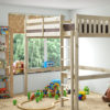 eldon double pine loft bunkbed
