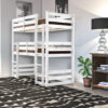 fusion WHITE bunkbed 2