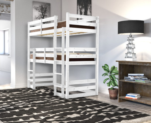 fusion WHITE bunkbed 2