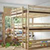 fusion double pine bunk bed full