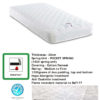 jade pocket-sprung mattress SPEC