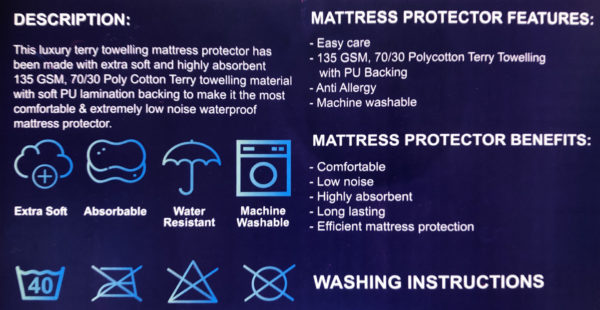 mattress protector info