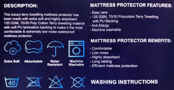 mattress protector info