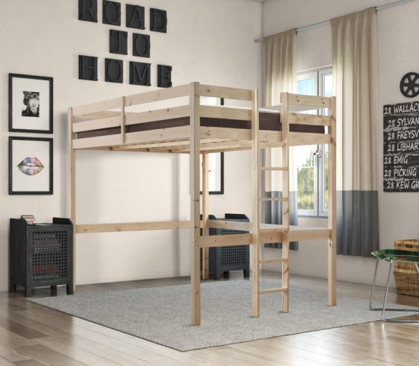 memphis double loft bunkbed