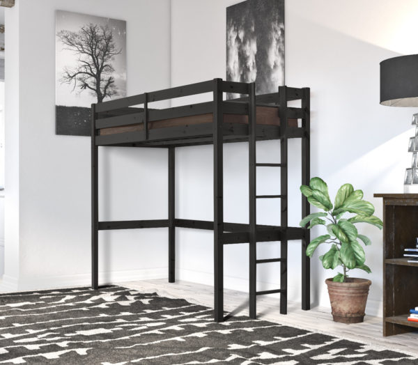 memphis loft bunk bed BLACK