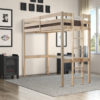 Memphis Heavy Duty High Sleeper Pine Bunk Bed