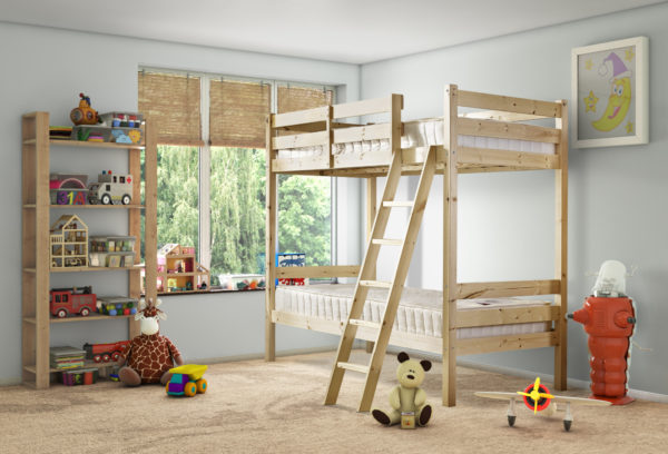 Nepal Heavy Duty Pine Bunk Bed