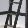 Oscar Heavy Duty Slanted Pine Bunk Bed Ladder black