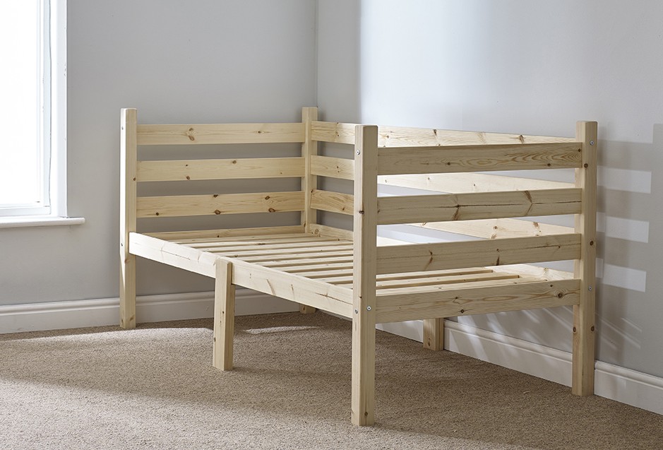 Ripvan Heavy Duty Pine Day Bed Frame