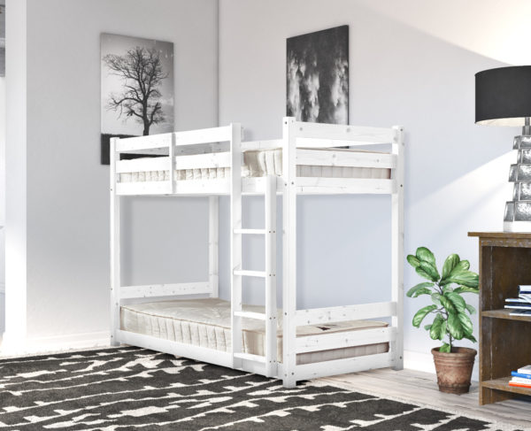 pluto white pine bunkbed