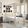 Quattro Heavy Duty Four Poster Pine Bed Frame