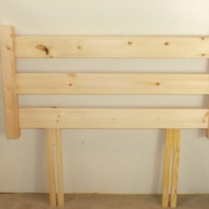 single pine headboard