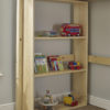 solid pine book case