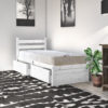 somerset storage bed WHITE