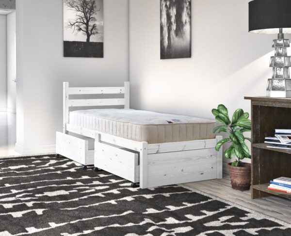 somerset storage bed WHITE