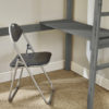 High Sleeper Chair and Desk Set GREY