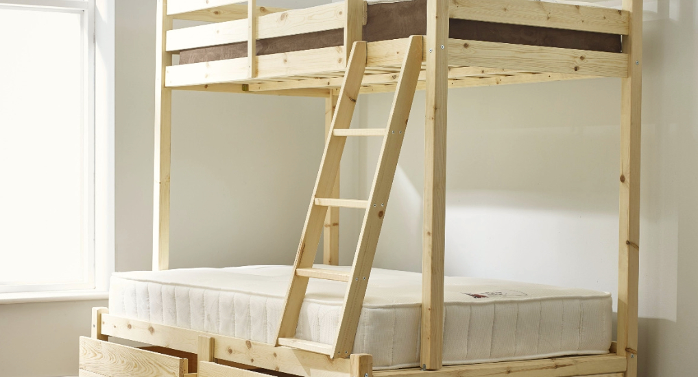 Bunk Bed With Bottom Double